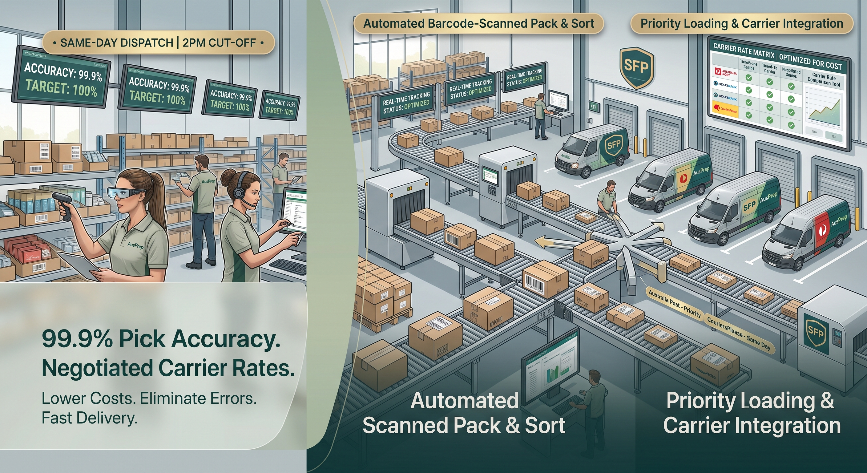 99.9% Pick Accuracy. Negotiated Carrier Rates.